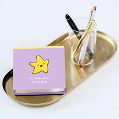 Notepad For Daily Notes & Ideas, Stylish "You Are Just Amazing" Memo Pad, 200 Blank Pages