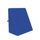 Wedge Pillow Memory Foam For Back Support, Blue - 18 L X 17.5 W X 10 H Inch | Wedge Cushion Pillow, Acid Reflux, Snoring, Gerd, Leg Elevation, Pregnancy | Multifunctional Bed Wedge Pillow