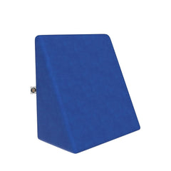Wedge Pillow Memory Foam For Back Support, Blue - 18 L X 17.5 W X 10 H Inch | Wedge Cushion Pillow, Acid Reflux, Snoring, Gerd, Leg Elevation, Pregnancy | Multifunctional Bed Wedge Pillow