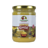 Pure A2 Desi Ghee By Annapurna Lakdi Ghana | High In Protein Fiber & Nutrients Healthy Desi Ghee Good For Parathe | (500ml) 16.9 Ounce | Jar Pack