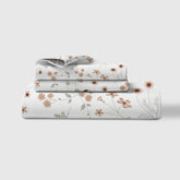 Floral Printed Double Bedsheet With 2 Pillow Covers - 90 X 100 Inches, White & Crimson | Offering Superior Softness, Smoothness & Breathability For A Cozy, Luxurious Sleep Experience