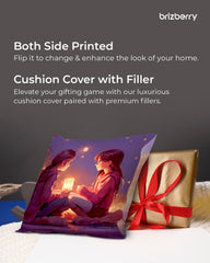 Pillow Cushion For Best Sister, Premium Pillow - 16 X 16 Inch | Unique Thoughtful Cute Birthday Diwali Pillow Gift For Best Sister | Premium Filler Cushion, Dual-Sided Design - Design 20