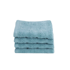 Maspar 100% Cotton Casper Face Towel 700 Gsm (Blue) - 4 Pcs