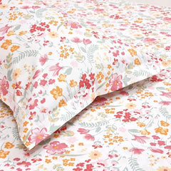 Pure Cotton Queen Size Bedsheet With 2 Matching Pillow Covers - 90 X 100 Inches, Multicolor | Easy Care & Long-Lasting Fabric