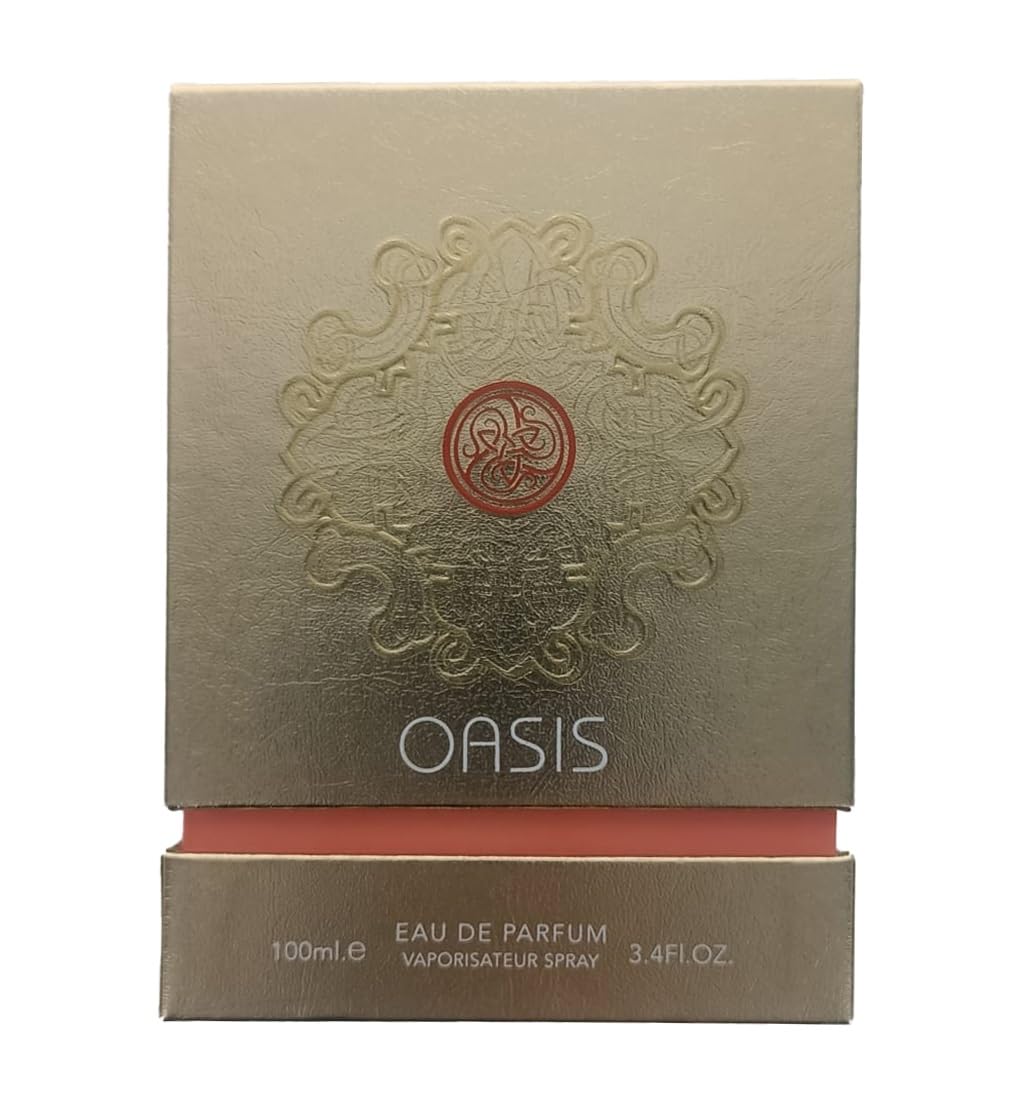 OASIS BY MAISON ALHAMBRA EAU DE PARFUM FOR MEN & WOMEN 100ML 3.4 FL.OZ. OASIS BY MAISON ALHAMBRA EAU DE PARFUM FOR MEN & WOMEN 100ML 3.4 FL.OZ.