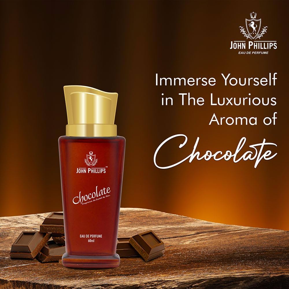 John Phillips Chocolate + First Love + Magic Rose Eau De Parfum 60ml 2 Fl.oz. Each Pack Of 3 For Men & Women John Phillips Chocolate + First Love + Magic Rose Eau De Parfum 60ml 2 Fl.oz. Each Pack Of 3 For Men & Women