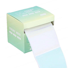 256 Pcs Sticky Notes Set With Dispenser, 8 Patterns Mini Sticky Notes For School, Home (Green)
