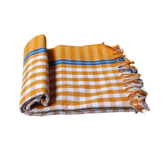 Cottontail Handloom 100% Pure Cotton Towels Xxxl Size 260 Gsm (Pack Of 2) -Multi Color
