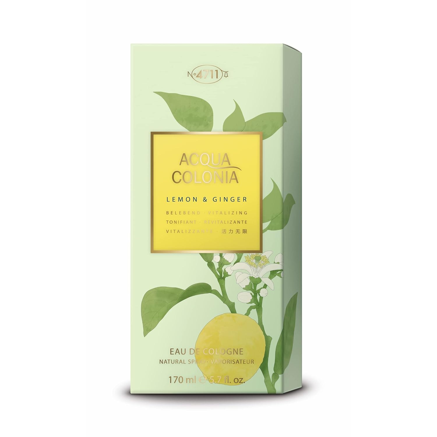 4711 Acqua Colonia Lemon & Ginger Long Lasting Eau De Cologne 170ml 5.7 Fl.oz. | Best Valentine Day Gift For Husband 4711 Acqua Colonia Lemon & Ginger Long Lasting Eau De Cologne 170ml 5.7 Fl.oz. | Best Valentine Day Gift For Husband