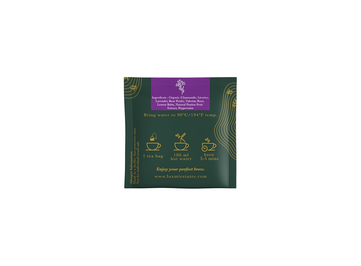 Luxmi Estates Valerian Dream Herbal Tea - 30gm, 1.05 Ounce, 15 Tea Bags | USDA Certified Organic Valerian Root + Chamomile Herbal Tea - Gluten Free, Caffeine Free Tea Bags Luxmi Estates Valerian Dream Herbal Tea - 30gm, 1.05 Ounce, 15 Tea Bags | USDA Certified Organic Valerian Root + Chamomile Herbal Tea - Gluten Free, Caffeine Free Tea Bags