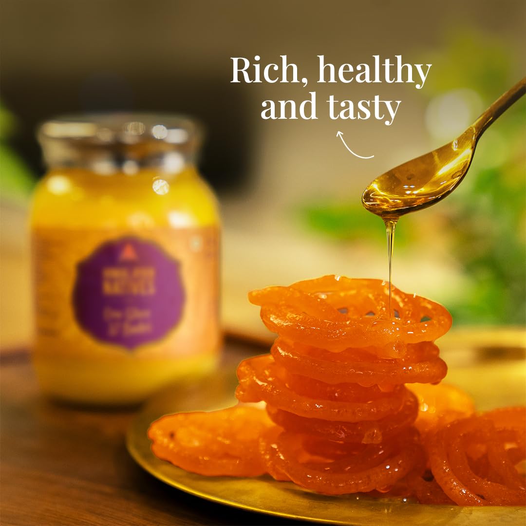 Natural A2 Badri Cow Ghee By Himalayan Natives | Highly Nutritious Desi Cow Ghee Perfect For Sweets & Dishes | (250ml) 8.4 Ounce | Jar Pack Natural A2 Badri Cow Ghee By Himalayan Natives | Highly Nutritious Desi Cow Ghee Perfect For Sweets & Dishes | (250ml) 8.4 Ounce | Jar Pack