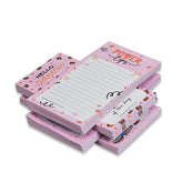 Memo Pad Daily Shopping, Check, Grocery List Gift For Men & Women, 50 Tear Off Sheets | Pack Of 8