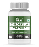 Holy Natural Chlorella Capsule 450mg Help Boost Immunity, Pure & Natural | 120 Capsules 200gm 0.4lbs