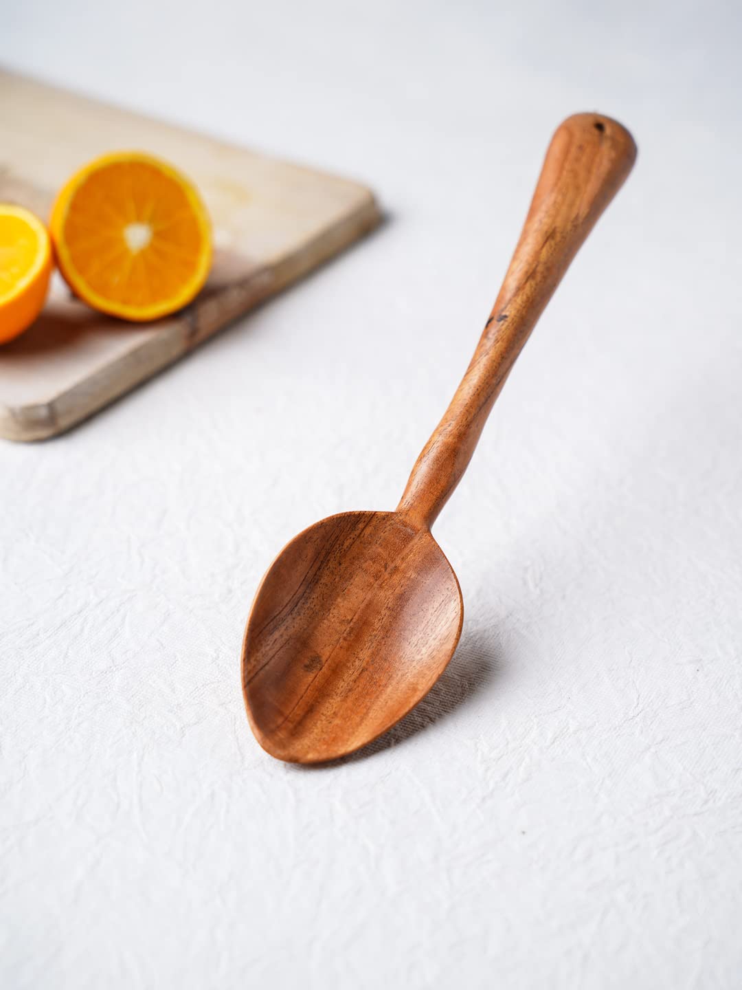 Brown Neem Wooden Spatula For Cooking, Sauteing, Stirring, Mixing, Serving Food & Gravy, 26.5 Cm, 40 Gm, Neem Wood, Brown - Set Of 1 Spatula Brown Neem Wooden Spatula For Cooking, Sauteing, Stirring, Mixing, Serving Food & Gravy, 26.5 Cm, 40 Gm, Neem Wood, Brown - Set Of 1 Spatula