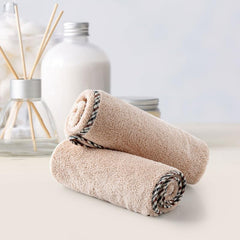 Spread Spain Microfiber Hand Towel 360 Gsm | Hand Towel For Gym & Workout Towels | Super Soft & Highly Absorbent | Set of 2 (Sand)
