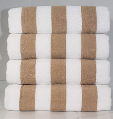 Sharan Elegance Dry Ultra Soft Pure Cotton 500 Gsm Jumbo Size Terry Towel - Set Of 4 (Brown)
