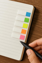 Transparent Sticky Notes, Self-Adhesive Waterproof Clear Sticky Note Pads, Multicolor - 100 Pcs