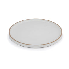 Ceramic Dinner Plates Set Of 6 Pieces, Off White | Ceramic Plates Set With Matte Finish - Premium Stoneware | Dinner Plates Ceramic - Japandi Dinner Plates