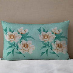Bedsheet For Single Bed With 1 Pillow Cover - Size 90 X 60 Inches, Pastel Green | Soft Touch Cotton Fabric-Comfortable & Durable | Elegant Printed Bedding Set For Daily Use