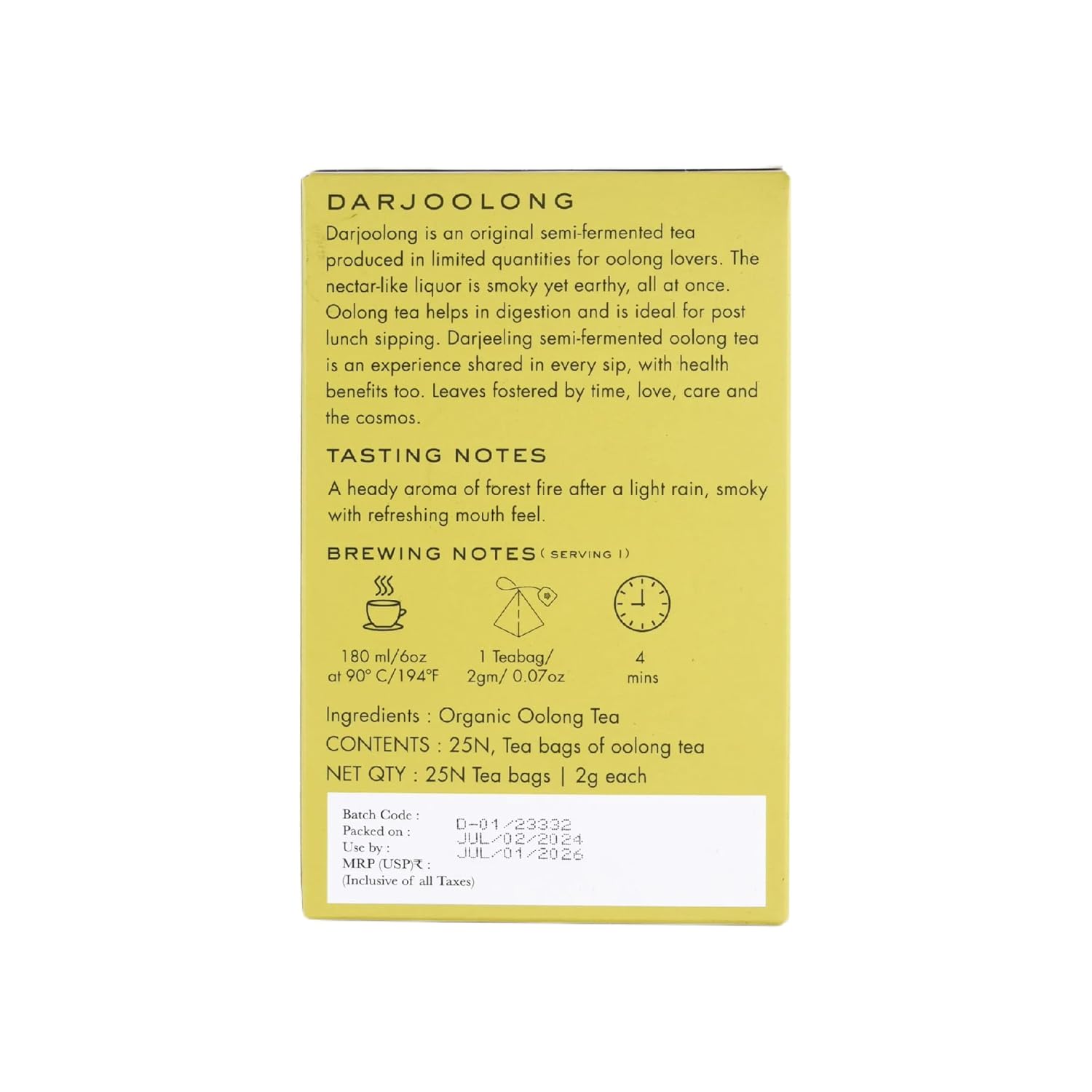 Makaibari Tea Treasures Darjoolong Tea - 50gm, 1.7 Ounce, 25 Tea Bags | USDA Certified Premium Darjeeling Oolong Tea - Darjeeling Long Leaf Tea | Medium Caffeine Makaibari Tea Treasures Darjoolong Tea - 50gm, 1.7 Ounce, 25 Tea Bags | USDA Certified Premium Darjeeling Oolong Tea - Darjeeling Long Leaf Tea | Medium Caffeine