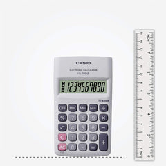 Casio Hl-100lb Portable Calculator, 10 Digit | Pocket Size Calculator, Extra Large Display For Easy | For Any Warranty