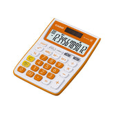 Casio Mj-12vcb-rg 300 Steps Check & Correct Colourful Desktop Calculator (Orange) | 12 Digits, 2-way Powered | Show Numbers In Million & Billion