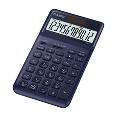 Casio JW-200SC-NY Premium & Stylish Calculator (Dark Blue) | 12 Digits, 2-way Powered | Stylish Desktop Calculator