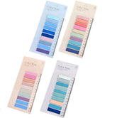 Index Tabs Sticky Notes With Ruler Multi Color Sticky Tabs For Notebook, Books - Packs Of 4