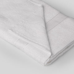 Kopa Quick Dry 100% Cotton Soft Terry Bath Towel 380 Gsm | Quick Dry 100% Cotton Super Absorbent, Lightweight (D'Ross) Bath Towel (White)