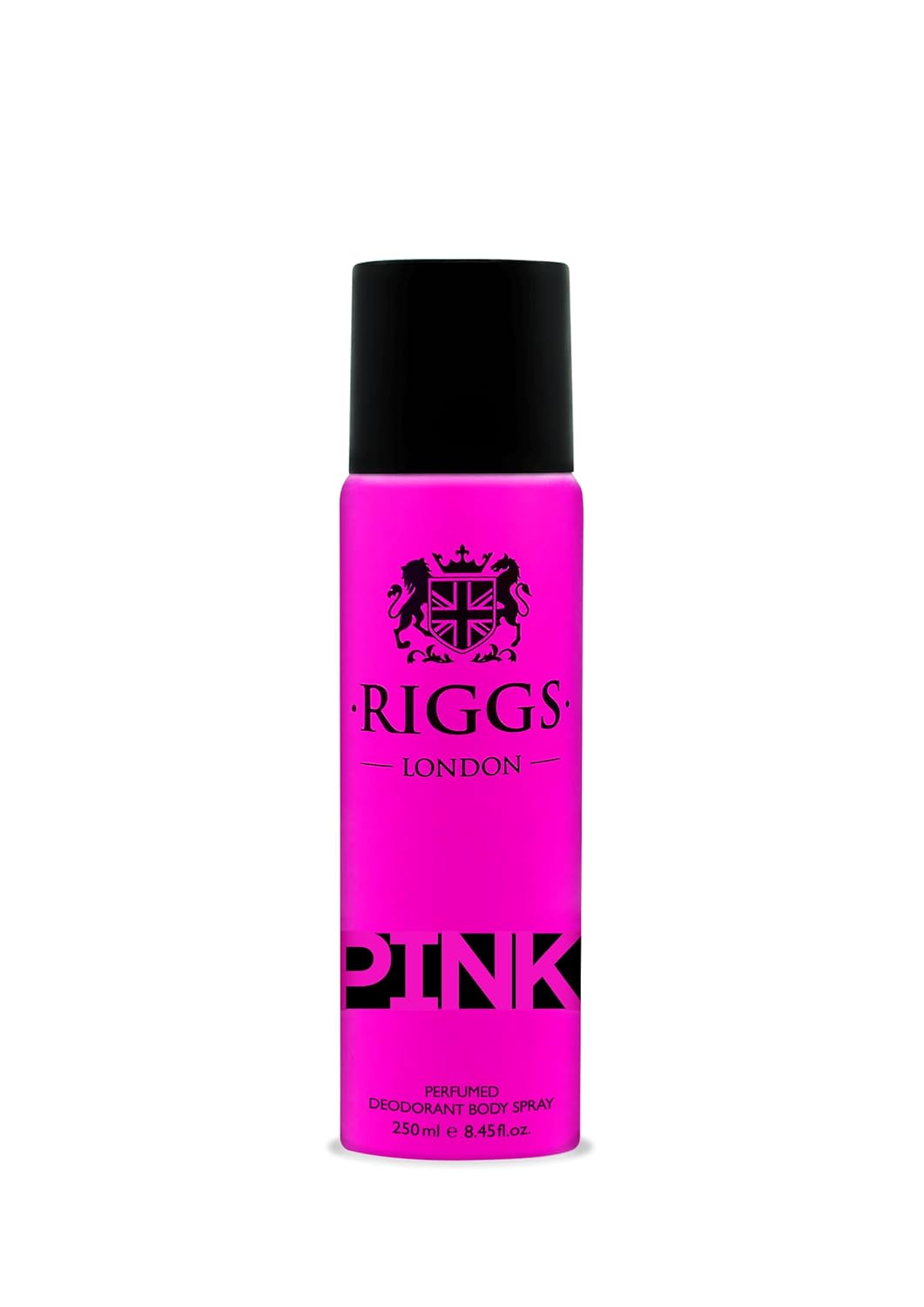 Riggs London Pink Perfumed Deodorant Body Spray 250ml 8.4 Fl.oz. Unisex Fragrance | Long Lasting Riggs London Pink Perfumed Deodorant Body Spray 250ml 8.4 Fl.oz. Unisex Fragrance | Long Lasting
