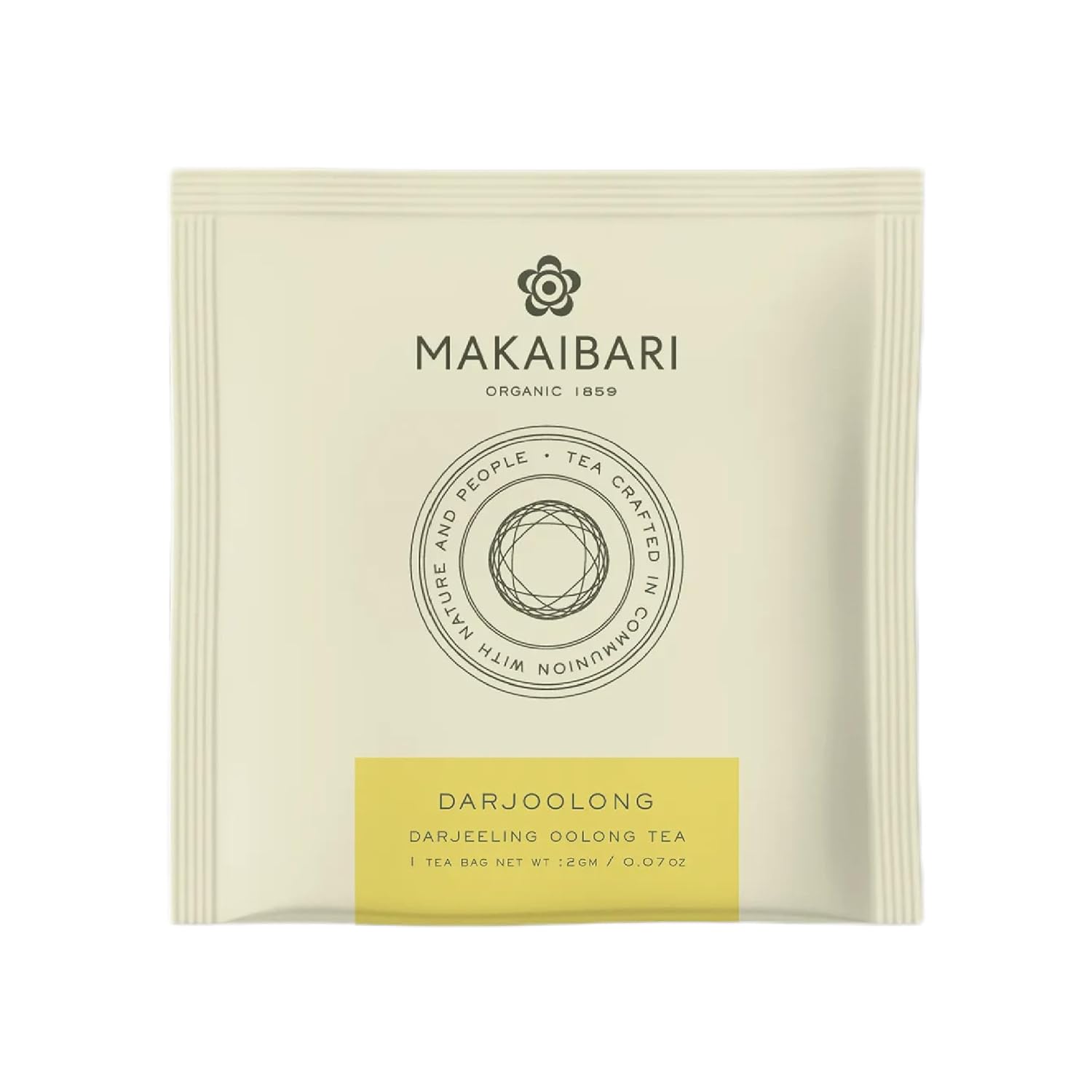 Makaibari Tea Treasures Darjoolong Tea - 50gm, 1.7 Ounce, 25 Tea Bags | USDA Certified Premium Darjeeling Oolong Tea - Darjeeling Long Leaf Tea | Medium Caffeine Makaibari Tea Treasures Darjoolong Tea - 50gm, 1.7 Ounce, 25 Tea Bags | USDA Certified Premium Darjeeling Oolong Tea - Darjeeling Long Leaf Tea | Medium Caffeine