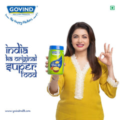 Premium Pure Cow Ghee By Govind | Rich In Vitamins A, D & E Healthy Nutrients Desi Ghee Good For Cooking, Frying | 1 Litre (200ml * 5) 33.8 Ounce | Pouch Pack