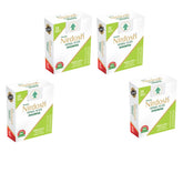 Double Apple Flavored Herbal Filter Dhoompan Sticks - Pack Of 4X 20 Pcs Herbal Cigarette | Bidi Sticks Rolled In Tendu Leaves, Non-Addictive Sticks - Tobacco Free & Nicotine Free