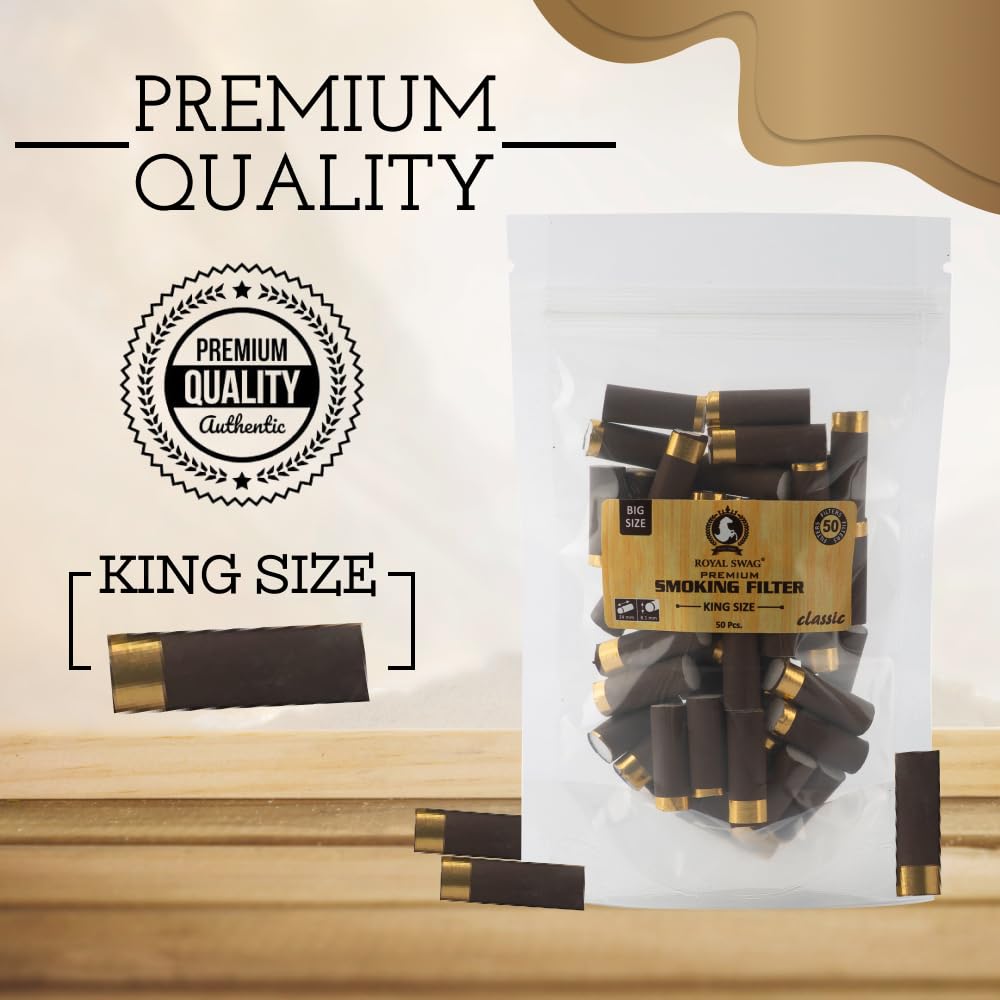 Royal Swag King Size Smoking Filters (24mm*7 Mm Filter) 50 Filters / Pack Royal Swag King Size Smoking Filters (24mm*7 Mm Filter) 50 Filters / Pack