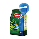 Jivraj 9 CTC Tea Leaf - 1 Kg, 35.2 Ounce | Crush-Tear-Curl Tea Leaf Process - Premium Assam Tea Leaves | High Caffeine, Gluten Free