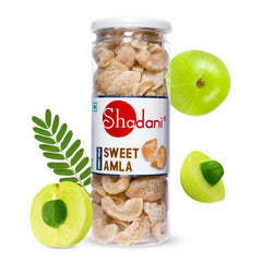 Shadani Combo Heeng Amla & Sweet Amla (2 X 200gm), Jars | Immunity Booster With Real Indian Gooseberry Mouth Freshener