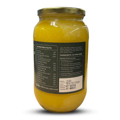100% Natural A2 Cow Ghee By Go Earth | Pure & Natural Traditional Bilona Method Desi Healthy Ghee For Dishes | (1 Litr) 33.8 Ounce | Jar Pack