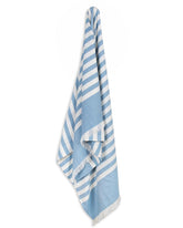 Mush 100% Bamboo Light Weight & Ultra-Compact Turkish Towel | Super Soft, Absorbent, Quick Dry, Anti-Odor Bamboo Towel (1, Muted Blue) - 250 Tc