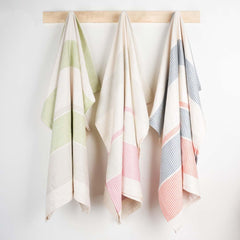 Thirsty Towel By Doctor Towels Bamboo Bath Towels 300 Gsm | Super Soft & High Absorbency Towel, Dobby Quick Dry Towels -Pack Of 3 (Green, Red & Orange)