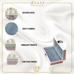 Roman Wooden Printed Cash Box Versatile For Shagun, Gifting, Gaddi, & Jewellery, Perfect For Shagun Envelopes, Wedding Gifts, Colour - Pink, Special Feature - Portable
