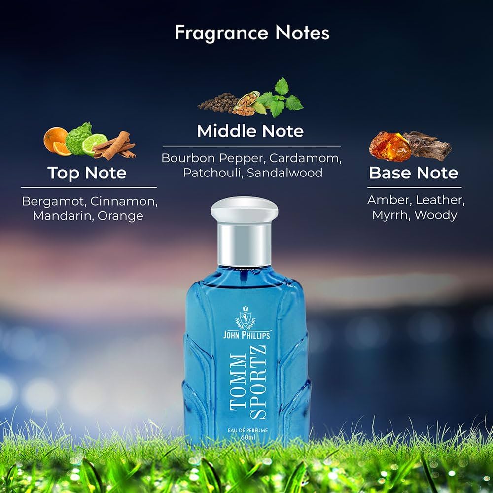 John Phillips Chocolate + Sandal + Tomm Sportz Eau De Perfume 60ml 2 Fl.oz. Each Pack Of 3 For Unisex John Phillips Chocolate + Sandal + Tomm Sportz Eau De Perfume 60ml 2 Fl.oz. Each Pack Of 3 For Unisex