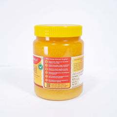 Organic A2 Desi Cow Ghee By Naturlyf | Churning With Bilona Method Indian Breed Cow Milk Desi Ghee For Heart Health | 1 Litre (500ml * 2) 33.8 Ounce | Jar Pack