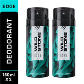 Wild Stone Edge Deodorants Men Body Spray 300ml 10.1 Fl.oz | Perfect Gift Set For Special One | Pack Of 2
