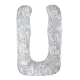Pregnancy Pillow, U Shaped Pillow, Maternity Pillow For Sleeping - White | 100% Cotton Pillow For Pregnant Mothers With Breathable & No Heat Fabric - Full Body Support For Better Sleep