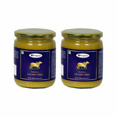 Organic Pure Amritasya A2 Cow Ghee By B-Epicure | Traditional Bilona Method Pure & Natural Curd- Churned Desi Ghee Good For Health | 1 Litre (500ml * 2) 33.8 Ounce | Jar Pack