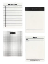 Transparent Sticky Note Pad With Lining & Grid Transparent Sticky Notes, Clear - 200 Sheets