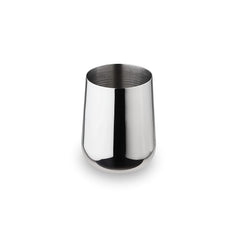 Designer Chrome Stainless Steel Drinking Glass Set Of 2 - Deco Series | Convenient Water Glasses - Multipurpose Designer Tumbler | Serve Ware & Tableware
