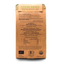 Makaibari Tea Treasures Silver Green Darjeeling Green Tea - 100gm, 3.5 Ounce | USDA Certified Premium Loose Long Leaf Green Tea - Low Caffeine Loose Leaves