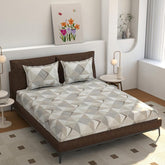 Premium Single Bedsheet With 1 Pillow Cover - 60 X 90 Inches, Grey | Soft Lightweight & Color Resistant | All-Season Bed Sheet