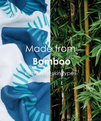 Thirsty Towel By Doctor Towels Bamboo Bath Towel 460 Gsm | Circles Design Herringbone Weave Fabric